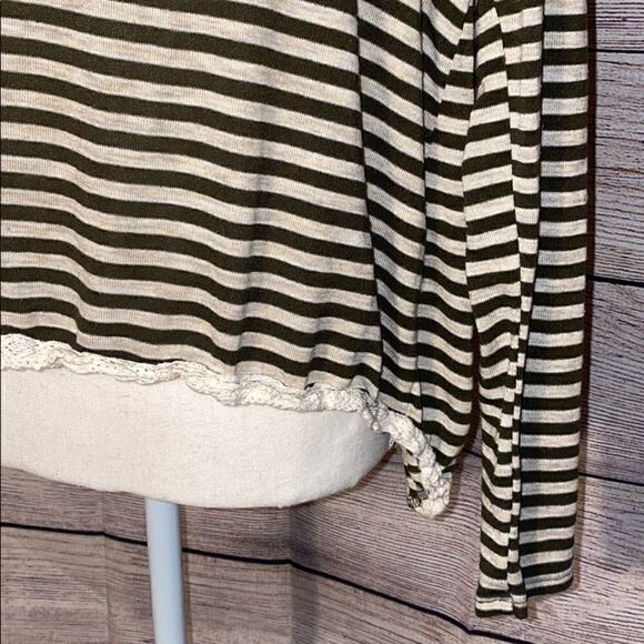 Soprano Green Longsleeve T-shirt White Fringe - Picture 3 of 6